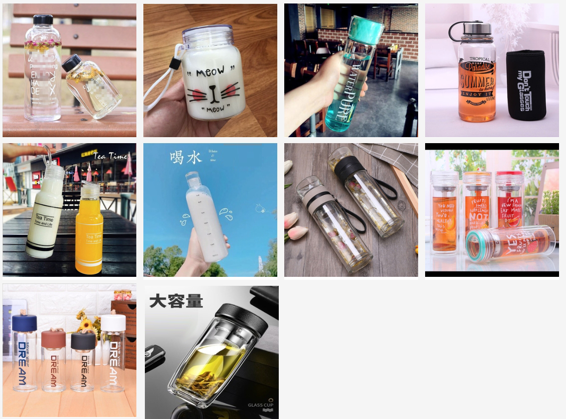 客製化環保杯,玻璃水瓶